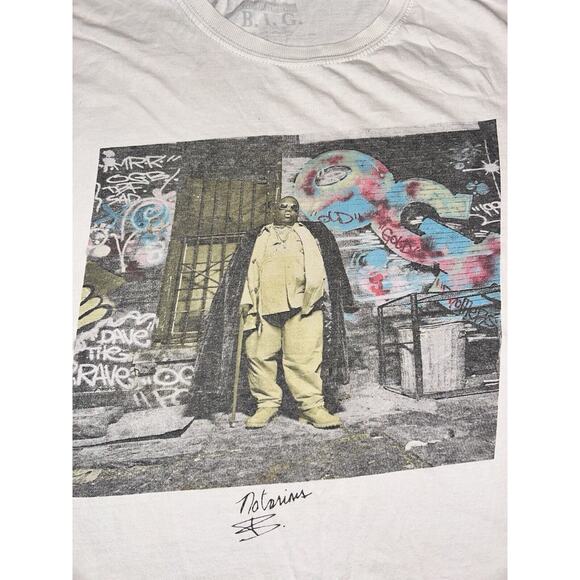 The‎ Notorious B.I.G. Mens White Graphic T Shirt Size M - Picture 6 of 8
